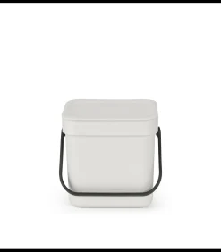 Brabantia Sort & Go afvalemmer, 3 liter - Light Grey