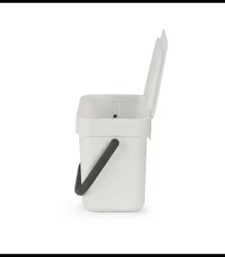 Brabantia Sort & Go afvalemmer, 3 liter - Light Grey