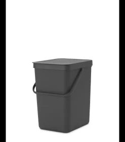 Brabantia Sort & Go afvalemmer, 25 liter - Grey