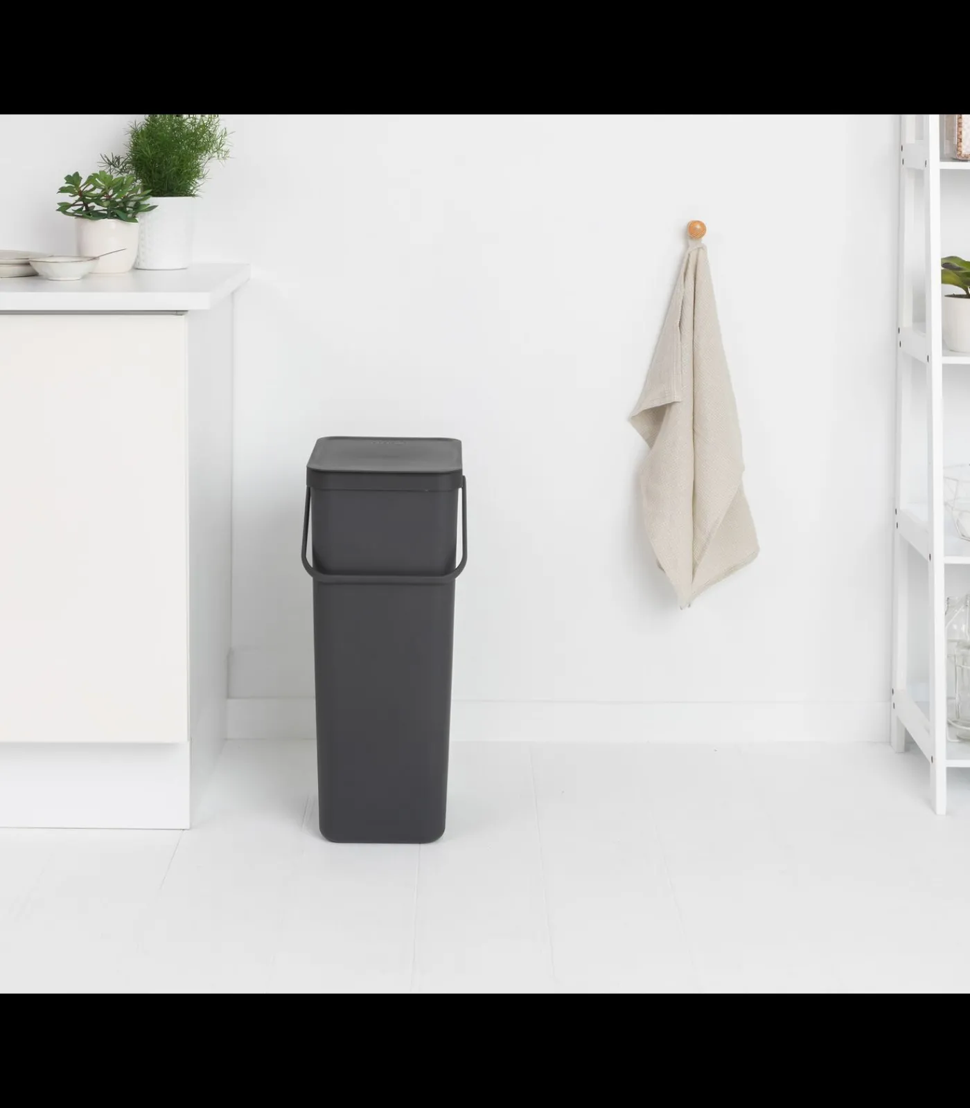 Brabantia Sort & Go afvalemmer, 40 liter - Grey