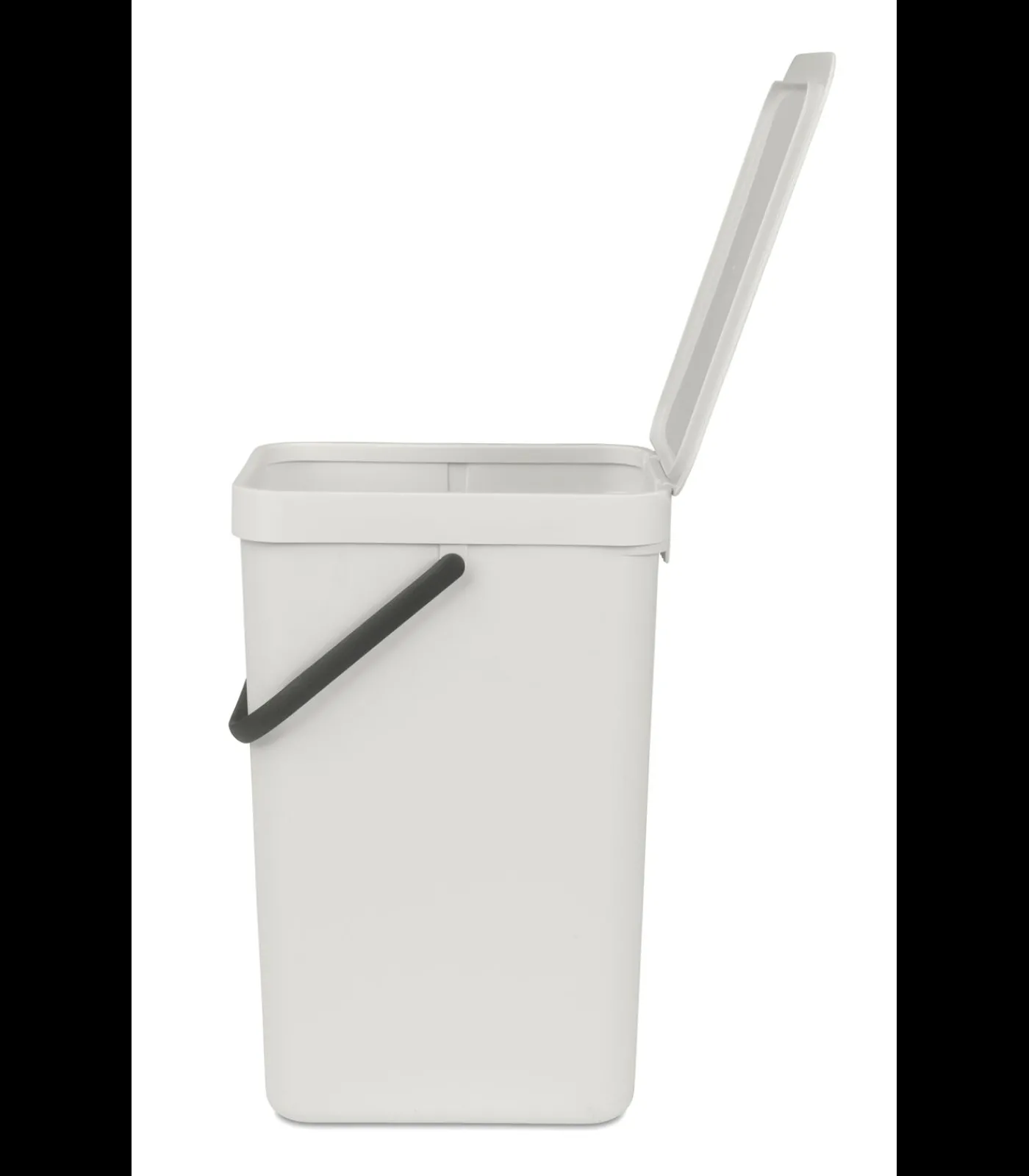 Brabantia Sort & Go afvalemmer, 16 liter - Light Grey