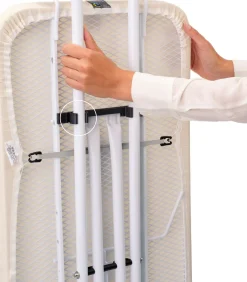 Sale Strijkplank C, 124x45 cm, solide strijkerhouder - Metallised Wassen & Strijken