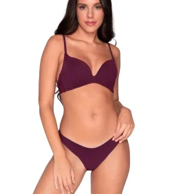 DAMES LUNA Braziliaanse laag uitgesneden badmode BLUE SENSE