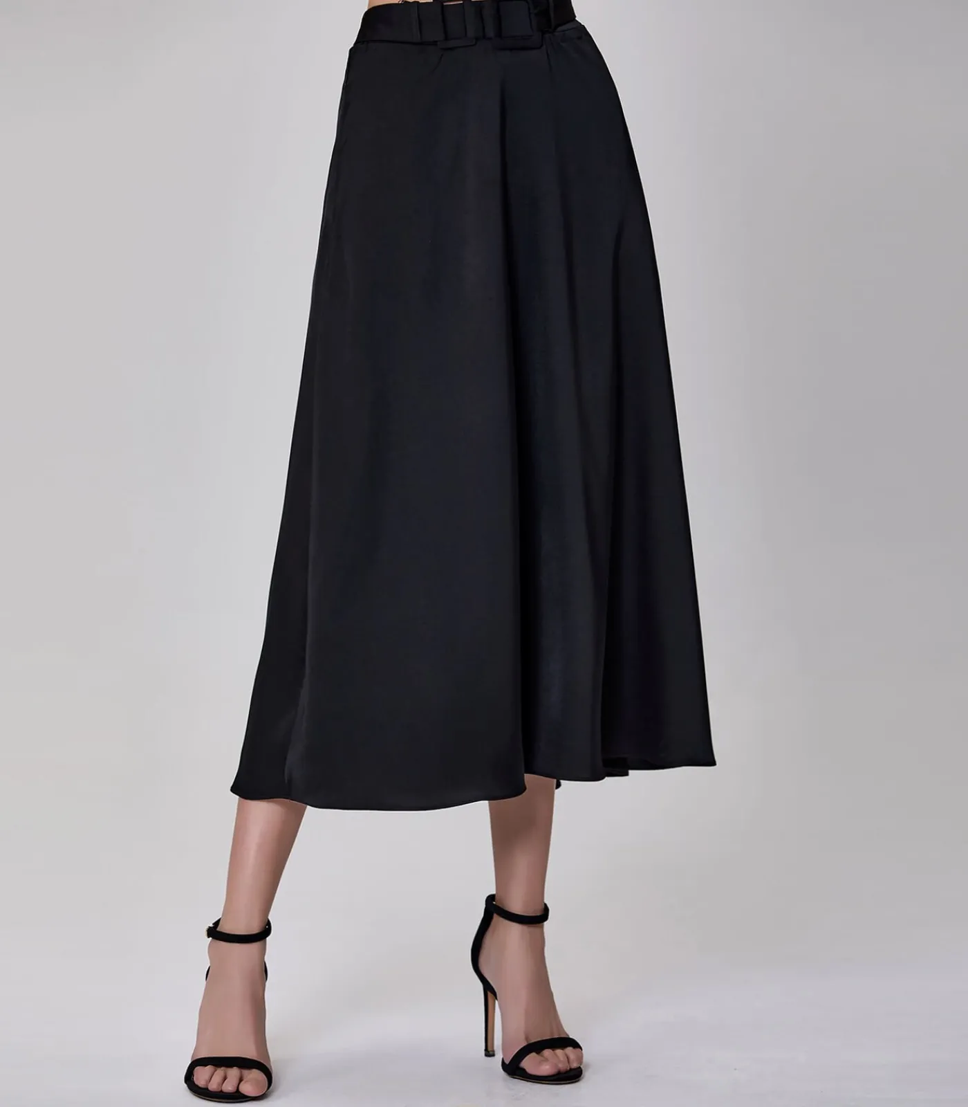 Discount Brede riem uitlopende rok DAMES Rokken