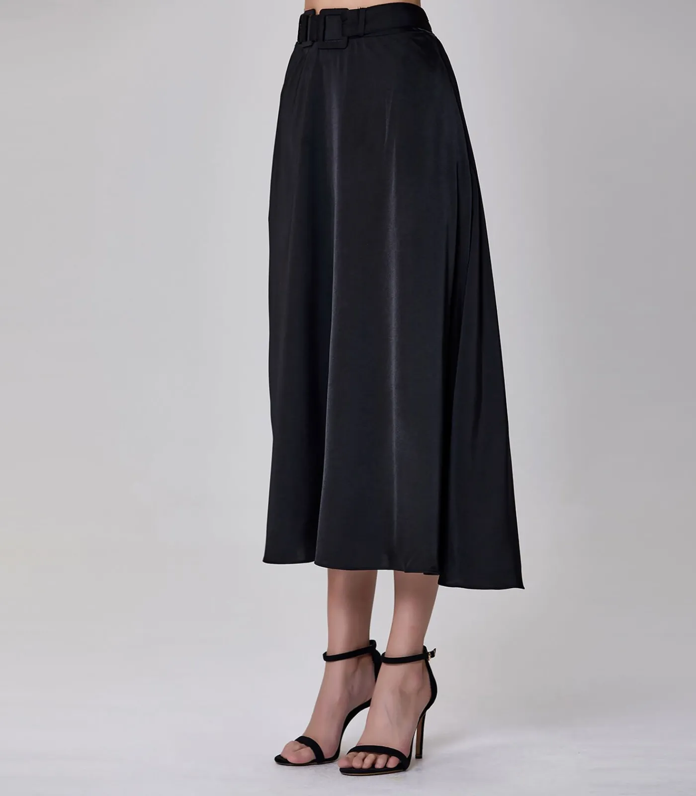 Discount Brede riem uitlopende rok DAMES Rokken