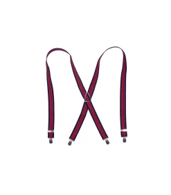 Heren Shirts & co Bretel X rood blauw gestreept