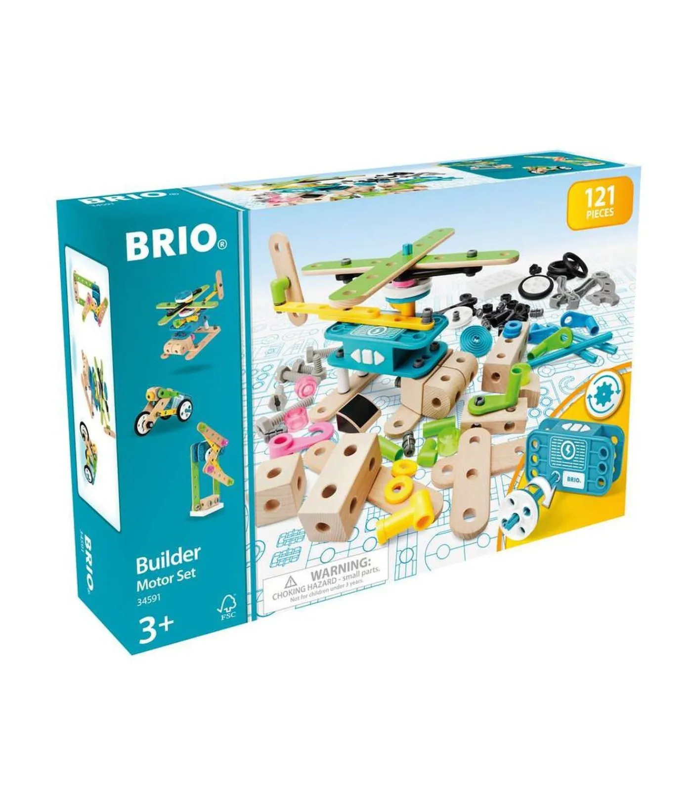 Kinderen BRIO Builder Motorset - 34591