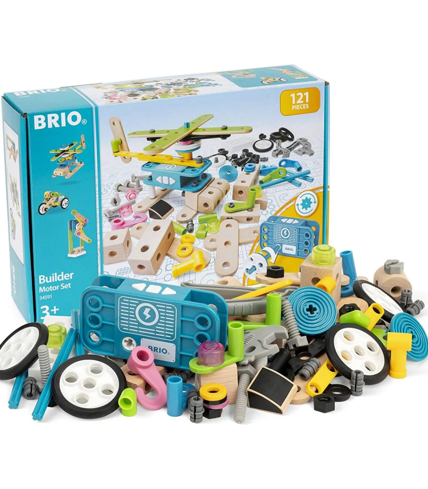 Kinderen BRIO Builder Motorset - 34591