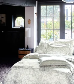 Sanderson BROCELIANDE Brume - Laken Jacquard katoen