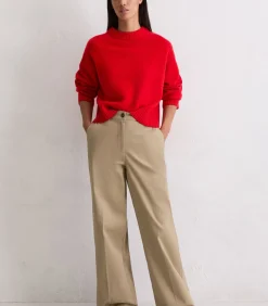 DAMES Marc O'Polo Broek met wijde pijpen