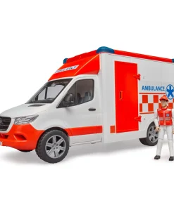 Kinderen Bruder Mercedes Benz ambulance speelgoedauto met licht en geluid