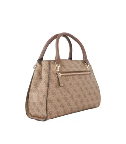 DAMES GUESS Bruin Noelle Handtas Met Afneembare Schouderriem