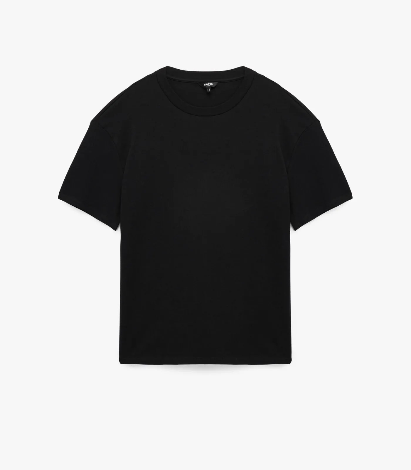 Heren Koton Bruin T-shirt Ronde Hals Korte Mouwen Katoen