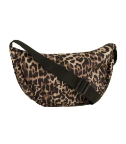 Bruine crossbody tas met luipaard print DAMES Tassen