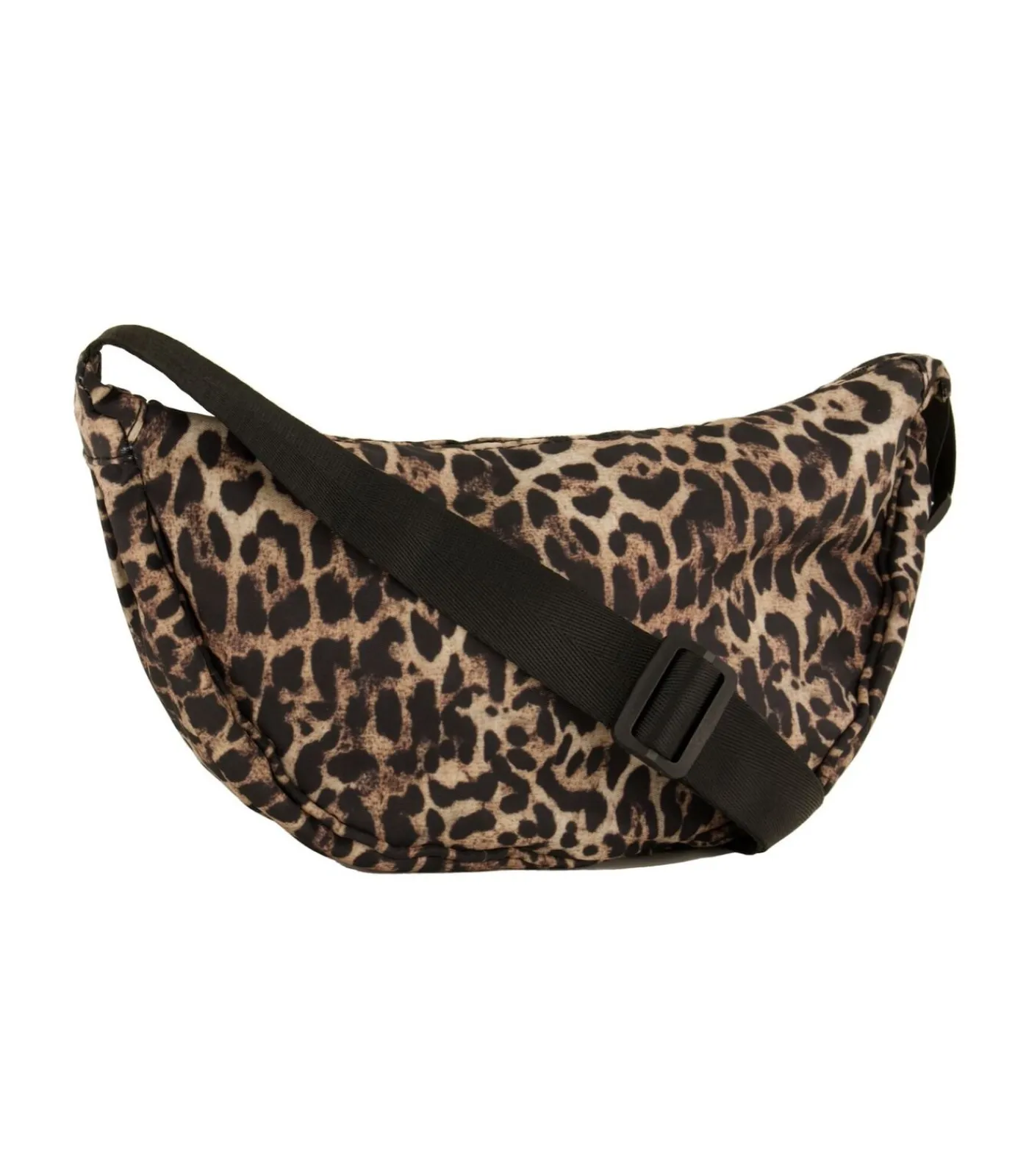 Bruine crossbody tas met luipaard print DAMES Tassen