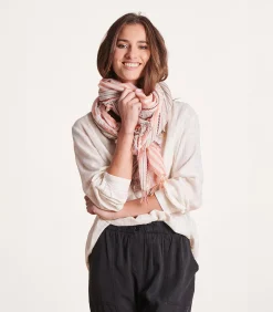 DAMES La Fée Maraboutée Bruine gestreepte sjaal