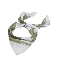Online BRUSH STROKE - Bandana - Olijfgroen Heren Sjaals