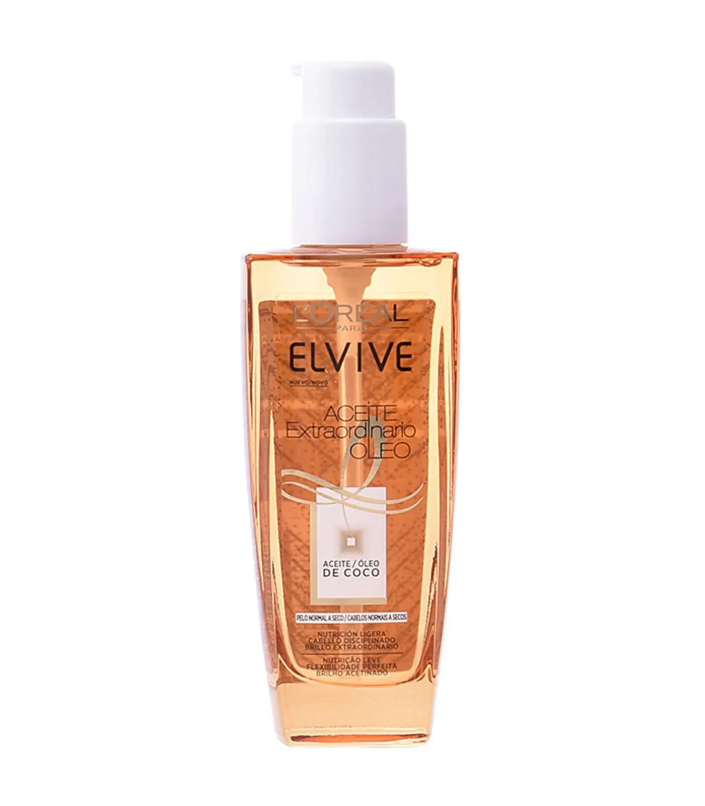 Sale Buitengewone Kokosolie Elvive 100 ml - Normaal tot Droog Haar Haarolie