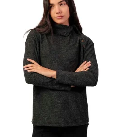 DAMES ADMAS Button-down top met lange mouwen Neck Buttons