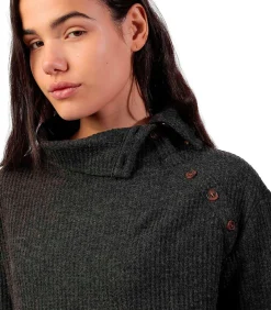 DAMES ADMAS Button-down top met lange mouwen Neck Buttons