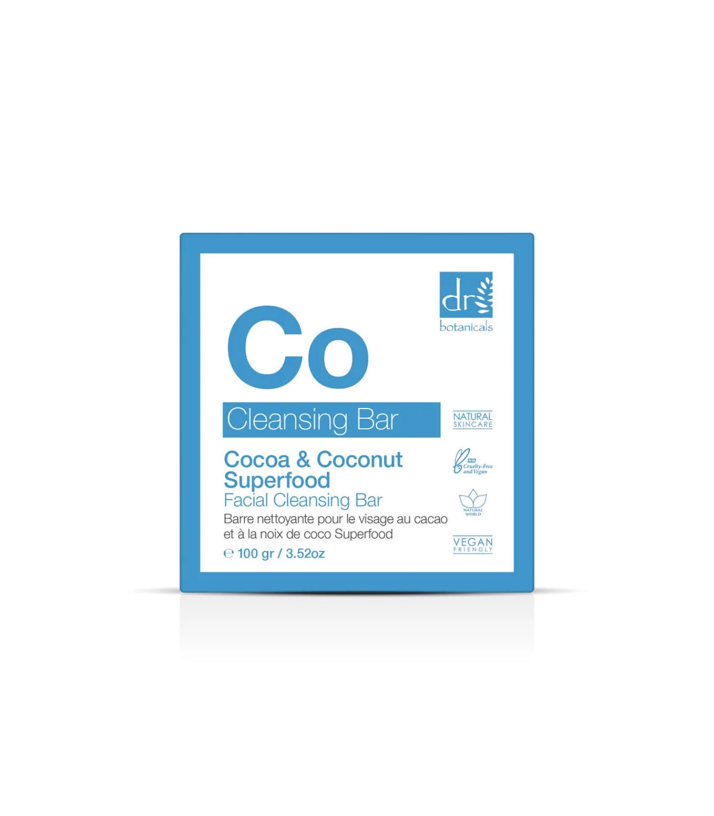 Dr Botanicals Cacao & Kokosnoot Superfood Gezichtsreinigingsbar