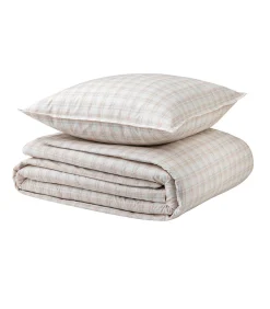 ESSIX Cadence - Bedlinnenset Dekbedovertrek + rechthoekige kussensloop in katoen perkal