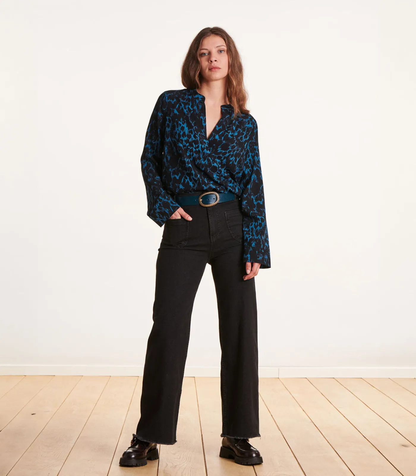 DAMES La Fée Maraboutée Camel riem met slangengesp