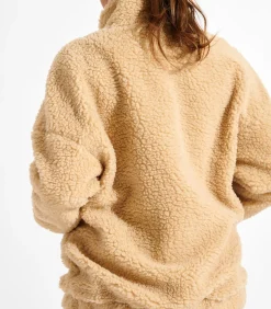 Discount kleurig bouclé fleecejack CARNIGHT SAIKO DAMES Jassen