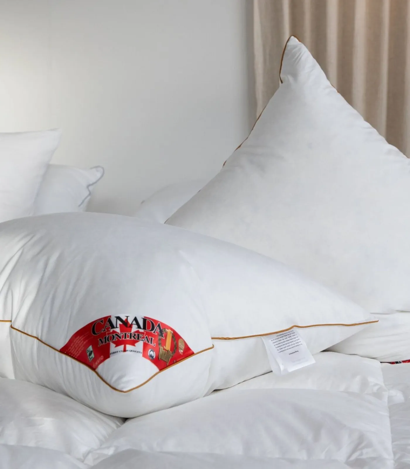 Canada Stevig Veren Hoofdkussen - Set van 2 stuks Kussens