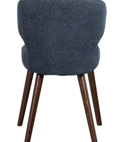 VTwonen Cape Eetkamerstoelen - Stof - Blauw - Set van 6