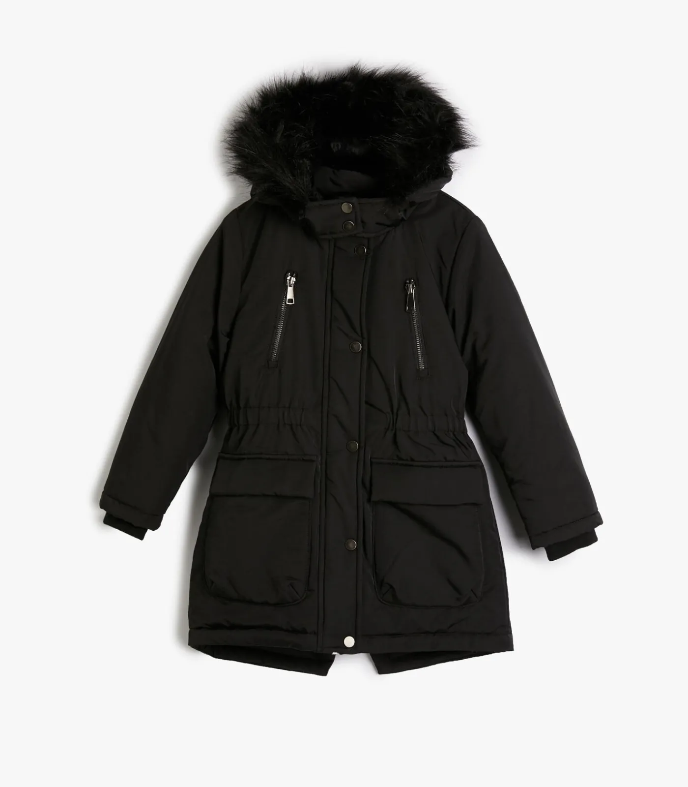 Outlet Capuchon bont kraag Normaal Anorak Kinderen Jassen