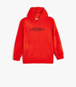 Kinderen Koton Capuchon kraag geborduurd Sweatshirt