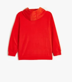 Kinderen Koton Capuchon kraag geborduurd Sweatshirt