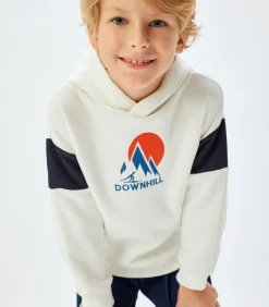 Kinderen Koton Capuchon kraag geborduurd Sweatshirt