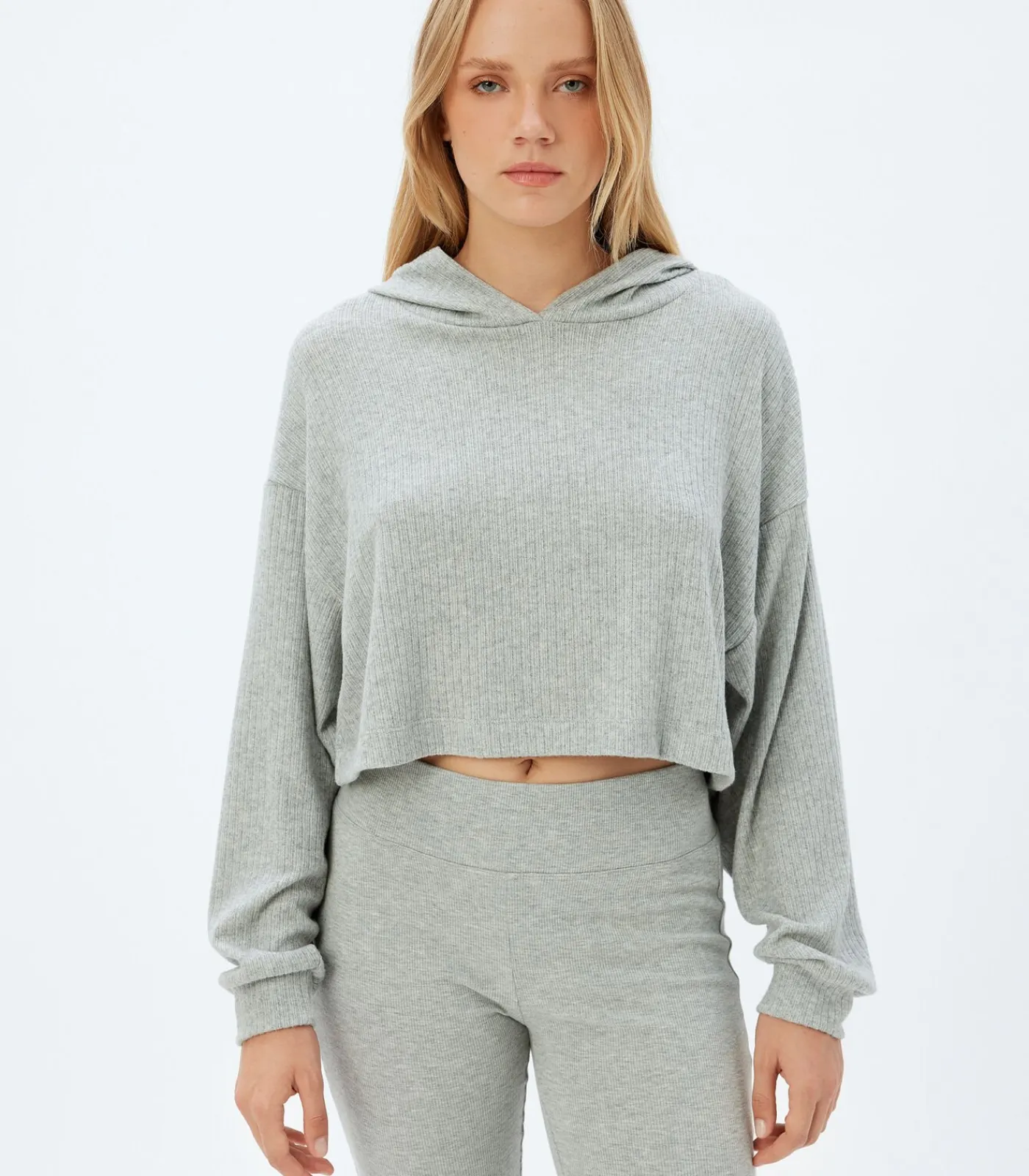 DAMES Koton Capuchon kraag Lange mouw Pyjama'S Gebreide Top