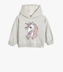 Outlet Capuchon kraag Met drukwerk Sweatshirt Kinderen Truien & Vesten