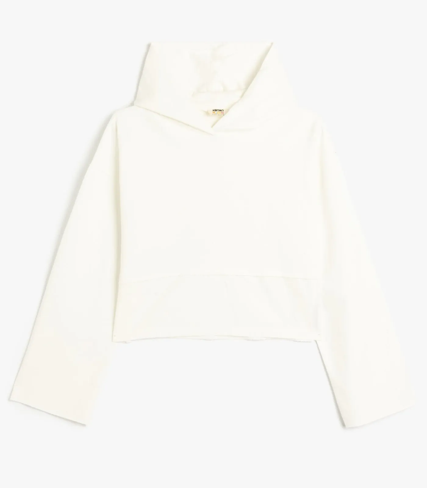 Kinderen Koton Capuchon kraag Met gebruik van twee verschillende stoffen Sweatshirt