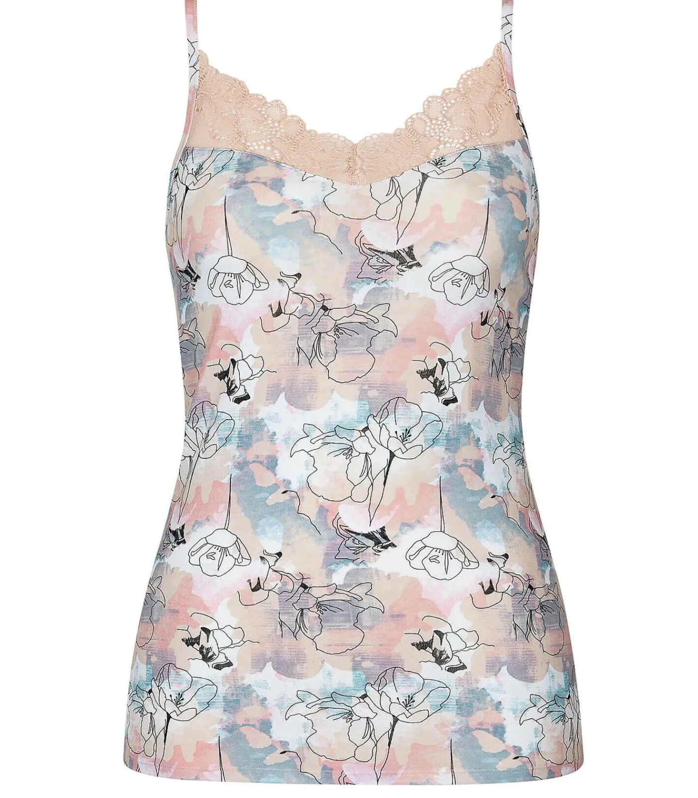 Caraco met dunne bandjes Lilly DAMES Onderhemden