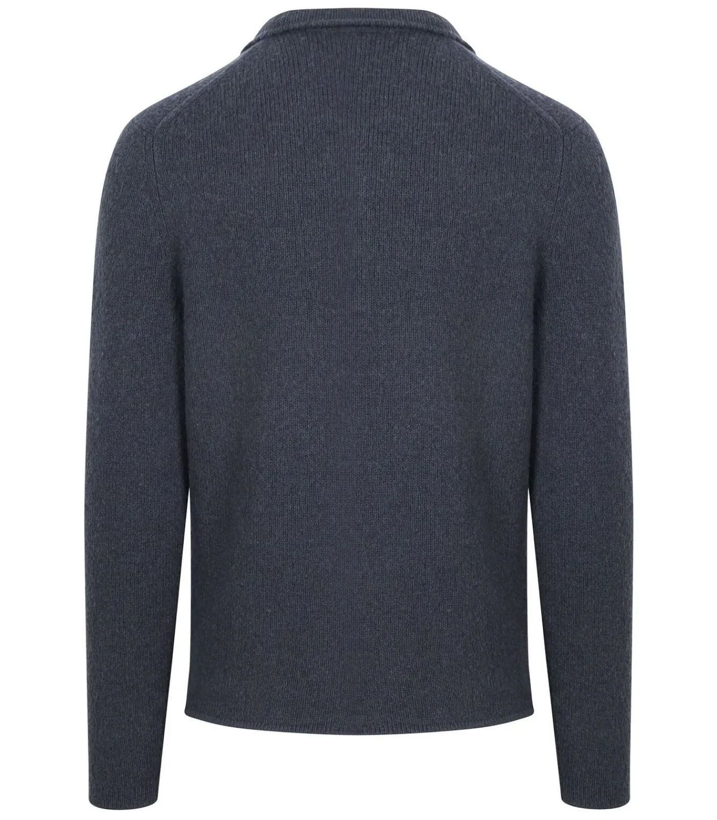 Heren Suitable Cardigan Boiled Wool Blauw