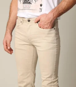 Online CARLOS - Grijze denimbroek met ritssluiting Heren Jeans