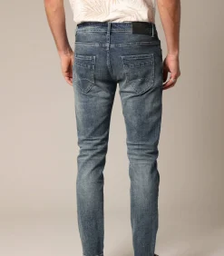 Heren Deeluxe CARLOS - Slanke denimjeans voor heren