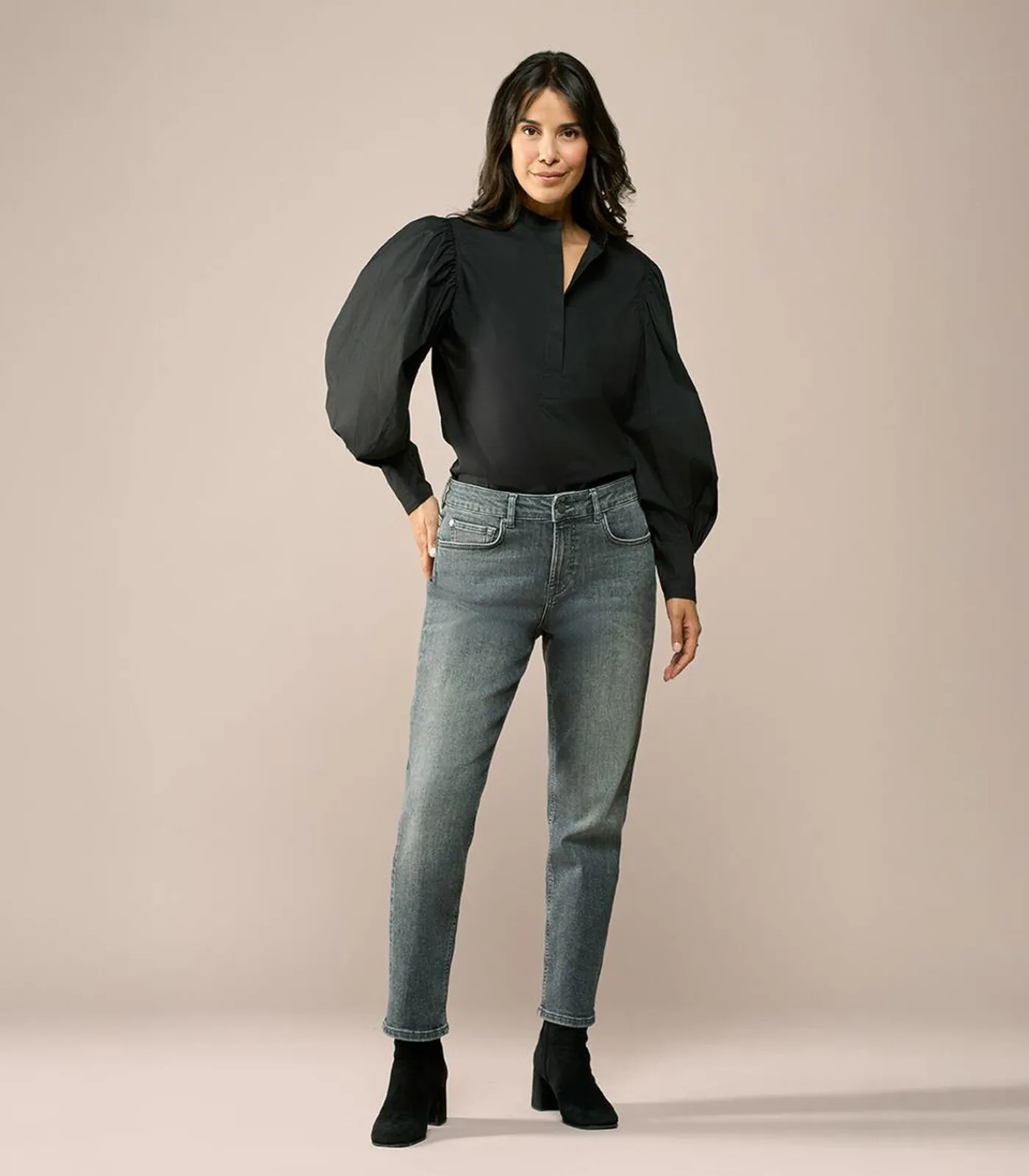 Best Caroline Tensen Carberry Blouse Zwart DAMES Overhemden & Blouses