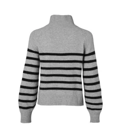 DAMES Mart Visser Caroline Tensen Danville Streep Trui Grijs / Zwart