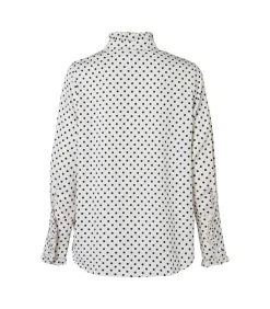 Clearance Caroline Tensen Rivers Print Blouse / Zwart DAMES Overhemden & Blouses