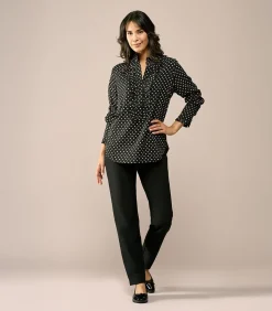 New Caroline Tensen Rivers Print Blouse Zwart / Wit DAMES Overhemden & Blouses