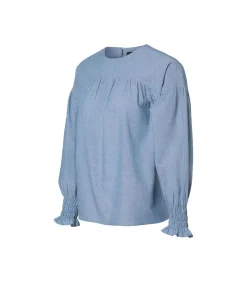Best Caroline Tensen Winsley Blouse Licht Blauw DAMES Overhemden & Blouses
