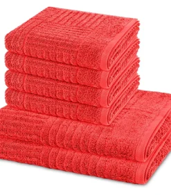 Clearance Carre - 6-delige handdoeken set Badset