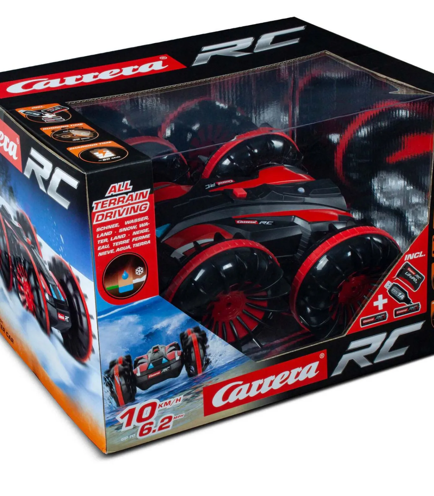 Kinderen Carrera RC - All-Terrain Stunt Car - Afstandsbestuurbare auto water en sneeuw