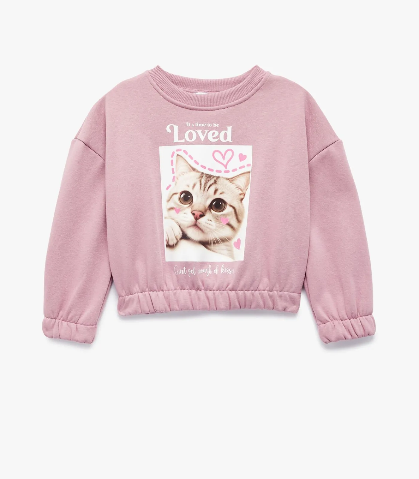 Discount Cat Crop Sweatshirt Kinderen Truien & Cardigans