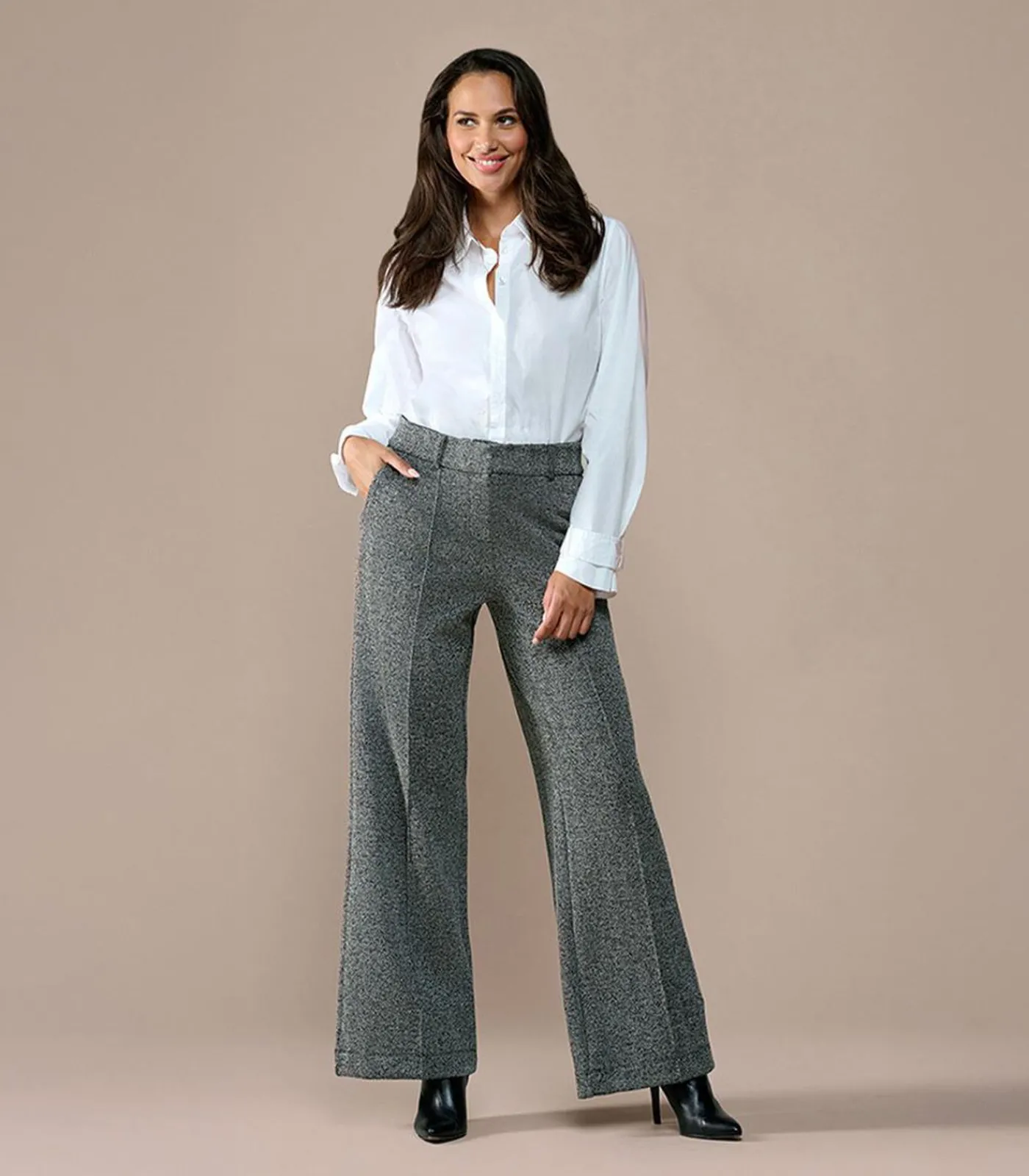 Online Celia Broek Grijs DAMES Broeken & Shorts